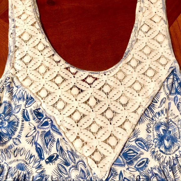 πΊπHPππΊ Free People Dorothy Babydoll Lace Top - Picture 6 of 11